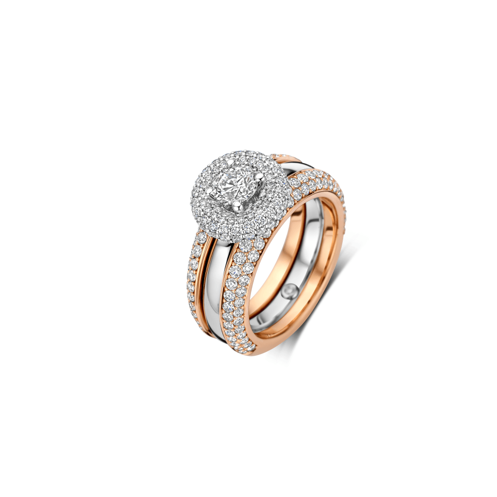 Schaap en Citroen Diamonds ring witgoud met diamant - #10 Schaap en Citroen Diamonds ring witgoud met diamant - #10