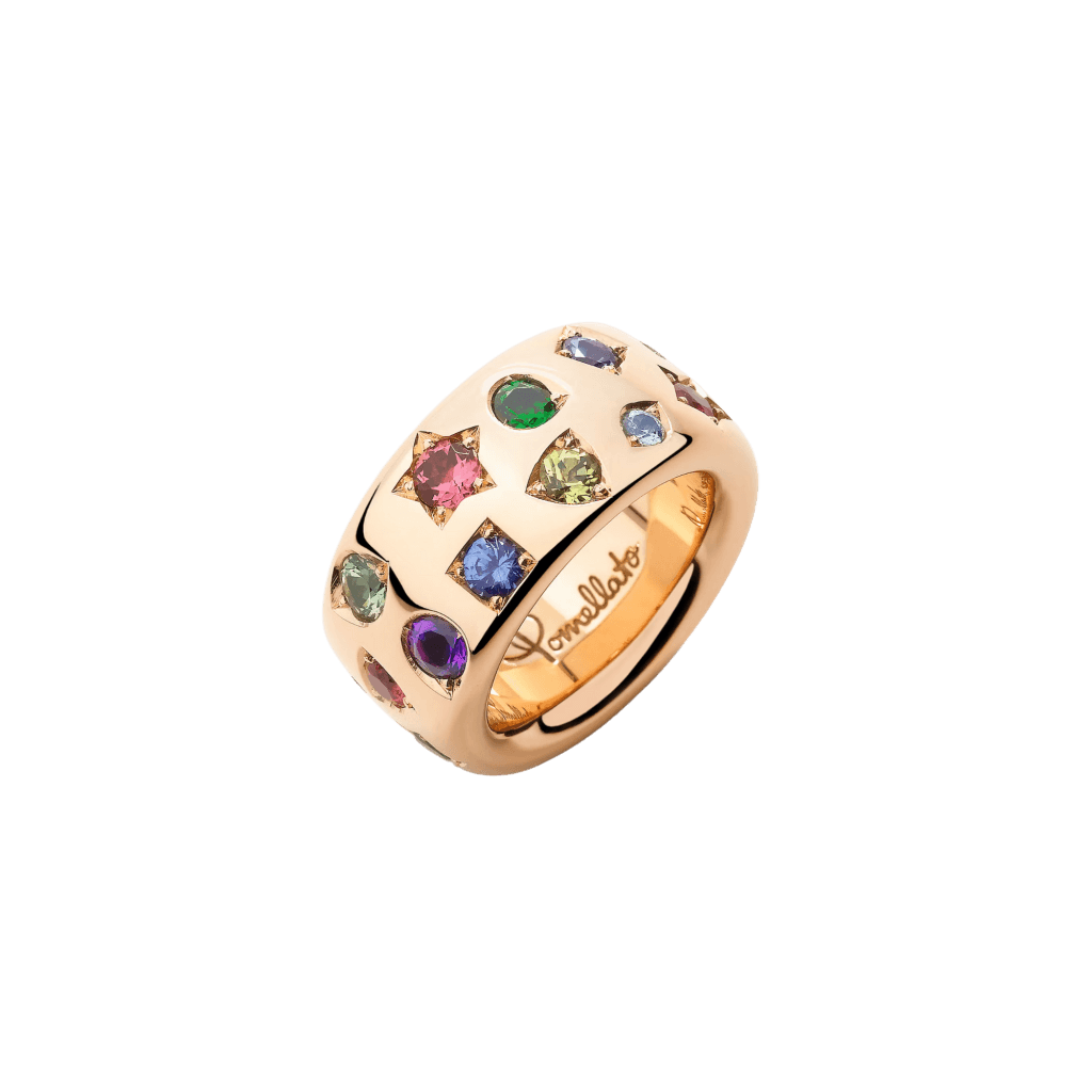 Pomellato Iconica ring roodgoud met diversen kleurstenen - PAB9012 O7000 000VA - #1 Pomellato Iconica ring roodgoud met diversen kleurstenen - PAB9012 O7000 000VA - #1