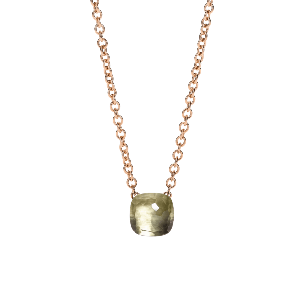 Pomellato Nudo collier roodgoud met prasioliet - PCB6010 O6000 000PA - #1 Pomellato Nudo collier roodgoud met prasioliet - PCB6010 O6000 000PA - #1