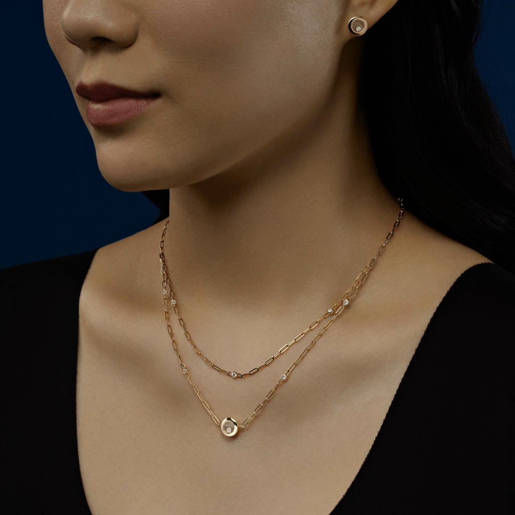 Chopard Happy Diamonds Icons Round collier geelgoud met diamant - 81A017-0020 - #4 Chopard Happy Diamonds Icons Round collier geelgoud met diamant - 81A017-0020 - #4