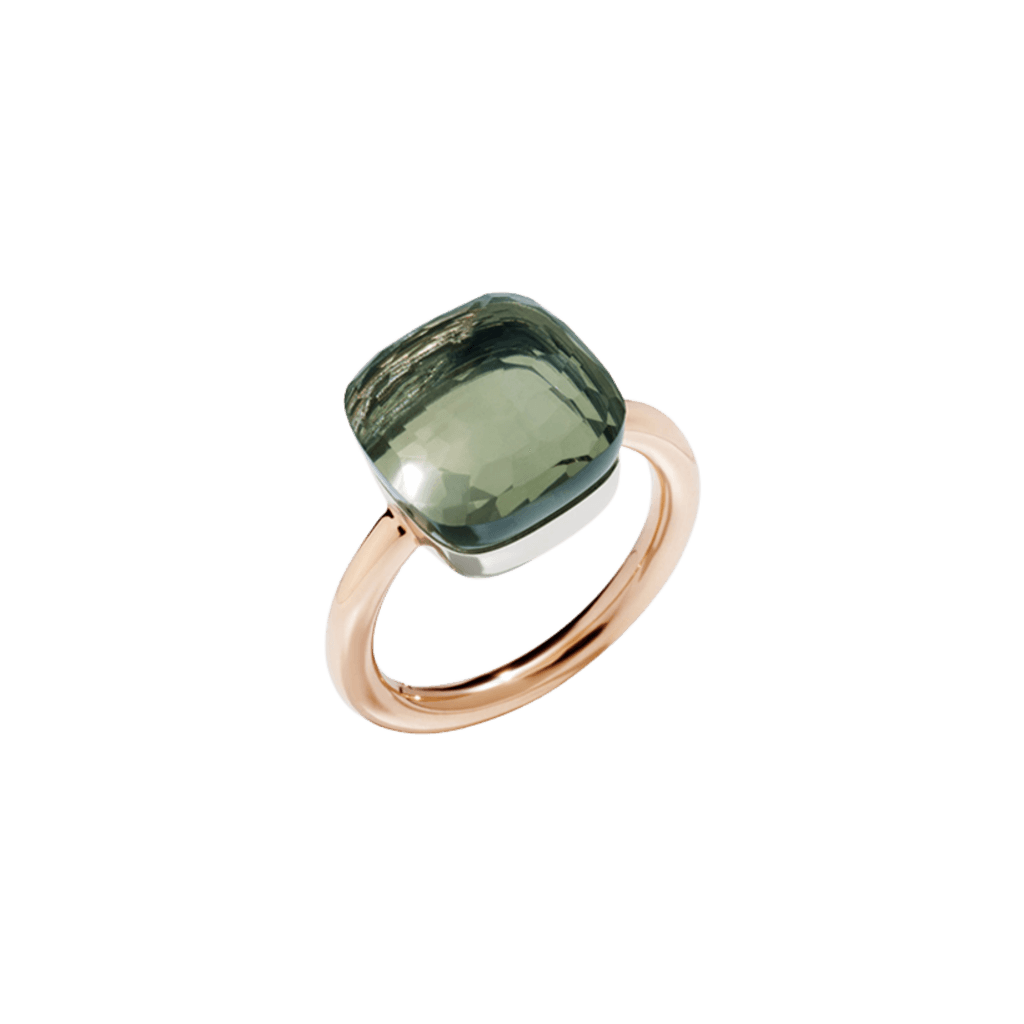 Pomellato Nudo Grande ring roodgoud met prasioliet - PAB2010 O6000 000PA - #1 Pomellato Nudo Grande ring roodgoud met prasioliet - PAB2010 O6000 000PA - #1