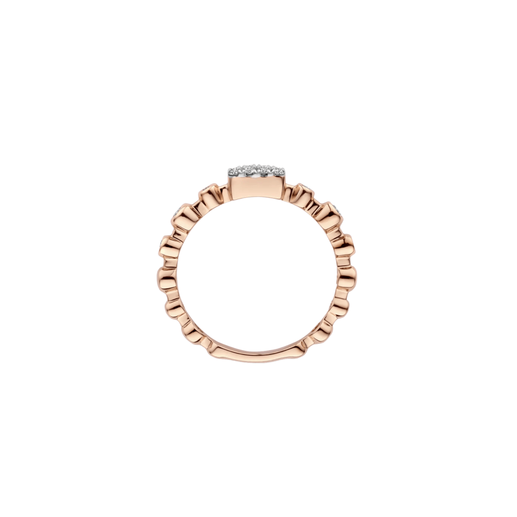 Tirisi Jewelry Venice Exclusive ring roodgoud met diamant - TR9805D(2P) - #3 Tirisi Jewelry Venice Exclusive ring roodgoud met diamant - TR9805D(2P) - #3