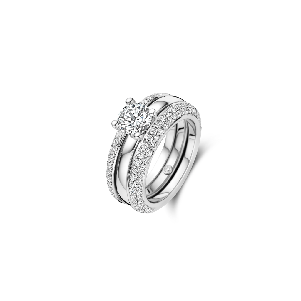 Schaap en Citroen Diamonds ring witgoud met diamant - #7 Schaap en Citroen Diamonds ring witgoud met diamant - #7