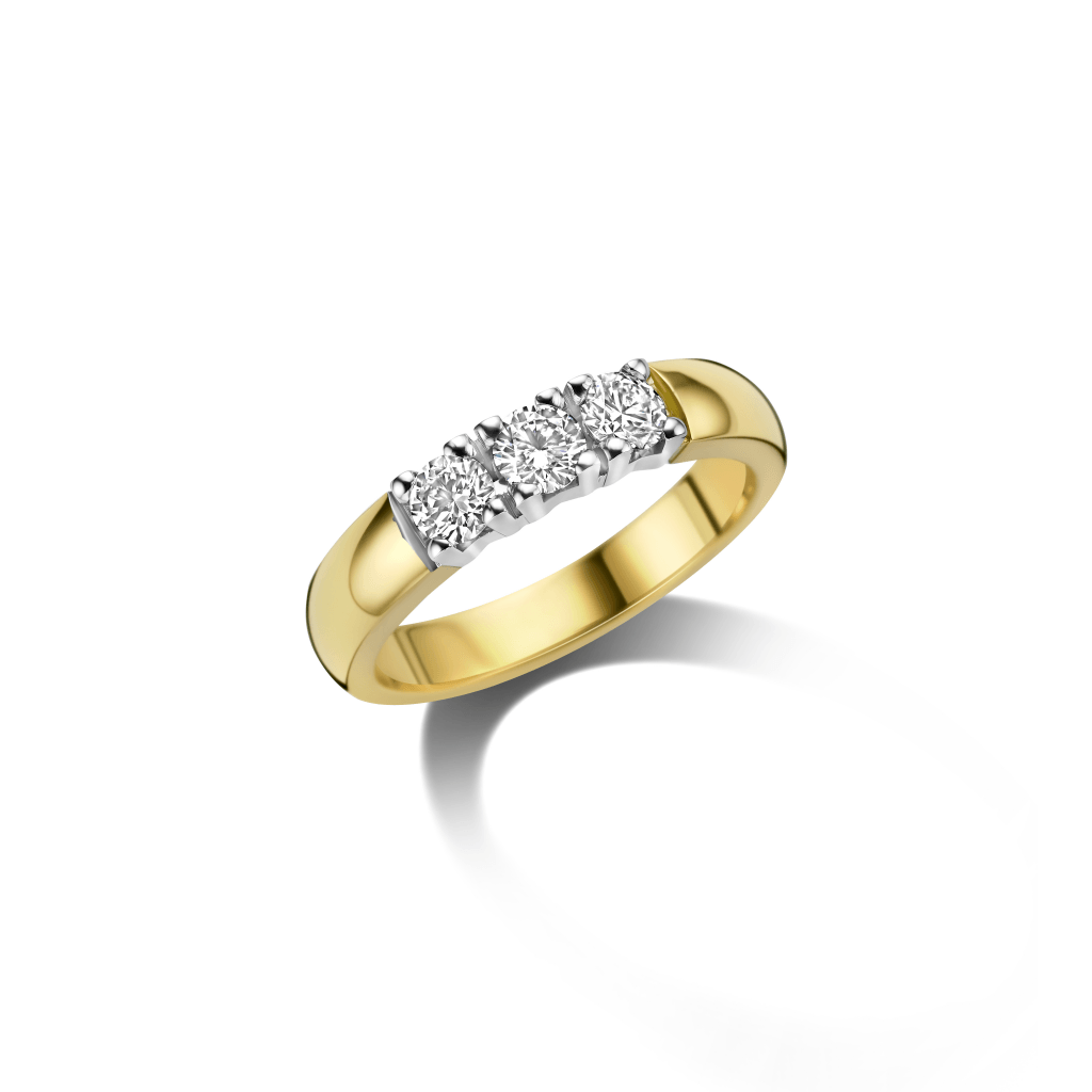 Schaap en Citroen Diamonds ring geelgoud met diamant - #2 Schaap en Citroen Diamonds ring geelgoud met diamant - #2