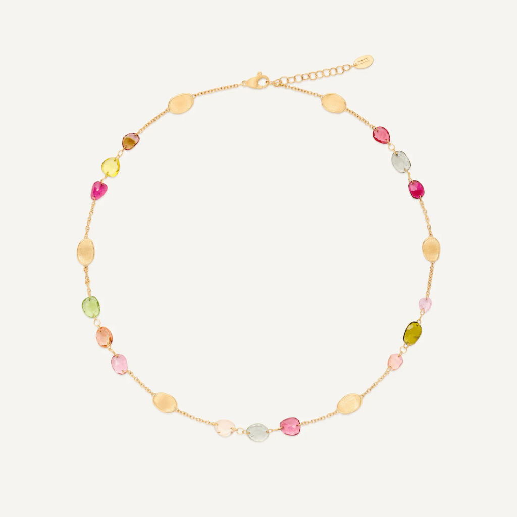 Marco Bicego Lunaria collier geelgoud met toermalijn - CB2867-TM01 - #3 Marco Bicego Lunaria collier geelgoud met toermalijn - CB2867-TM01 - #3