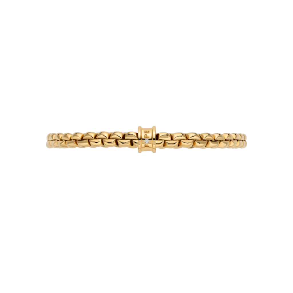 FOPE Eka armband geelgoud met diamant - 01M10BX_BB_G_XGX_00M - #4 FOPE Eka armband geelgoud met diamant - 01M10BX_BB_G_XGX_00M - #4
