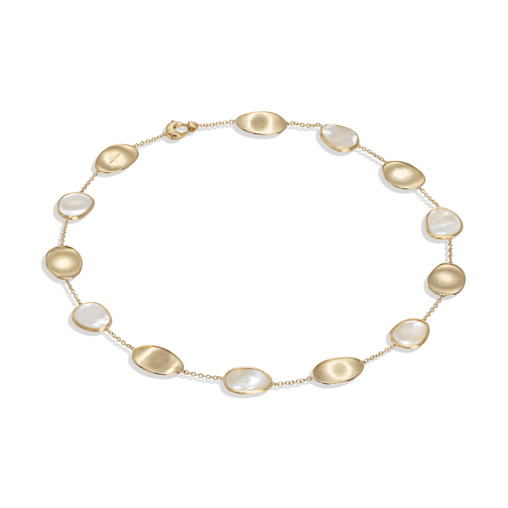 Marco Bicego Lunaria collier geelgoud met parelmoer - CB2099-MPW - #1 Marco Bicego Lunaria collier geelgoud met parelmoer - CB2099-MPW - #1