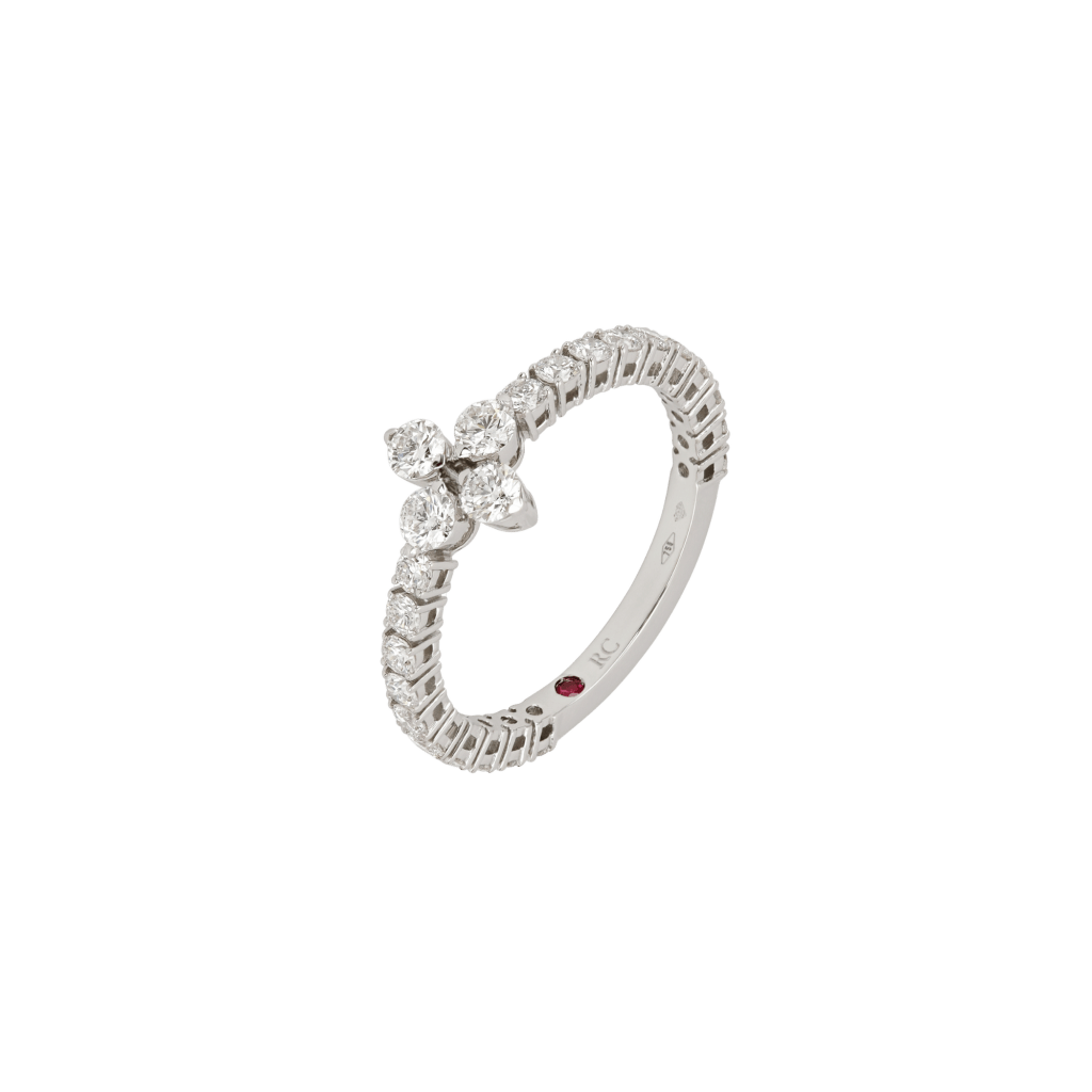 Roberto Coin Love In Verona ring witgoud met diamant - ADR888RI2198 - #1 Roberto Coin Love In Verona ring witgoud met diamant - ADR888RI2198 - #1