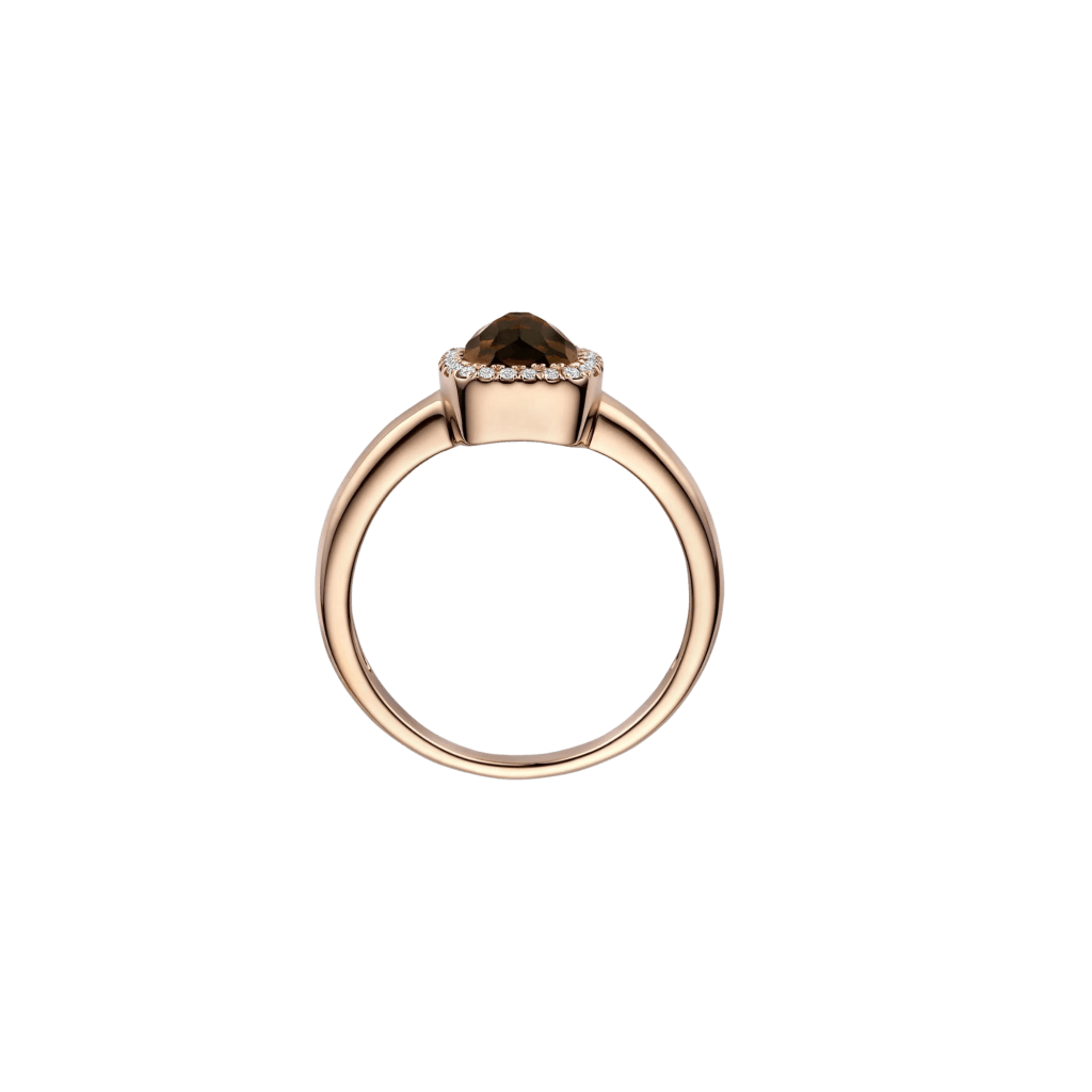 Tirisi Jewelry Milano Sweeties ring roodgoud met diamant - TR9624LSQP - #3 Tirisi Jewelry Milano Sweeties ring roodgoud met diamant - TR9624LSQP - #3