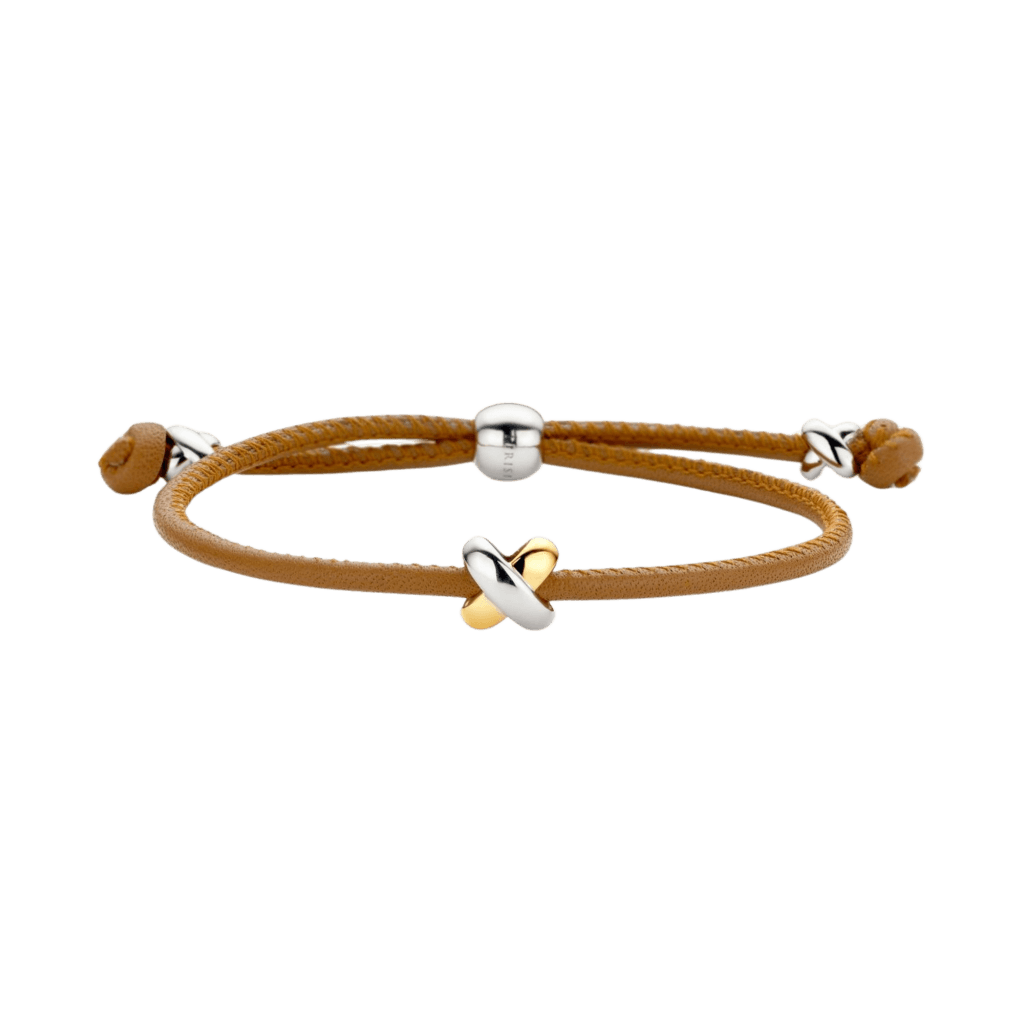 Tirisi Moda Kisses armband geelgoud - TM2130NB(2T) - #1 Tirisi Moda Kisses armband geelgoud - TM2130NB(2T) - #1
