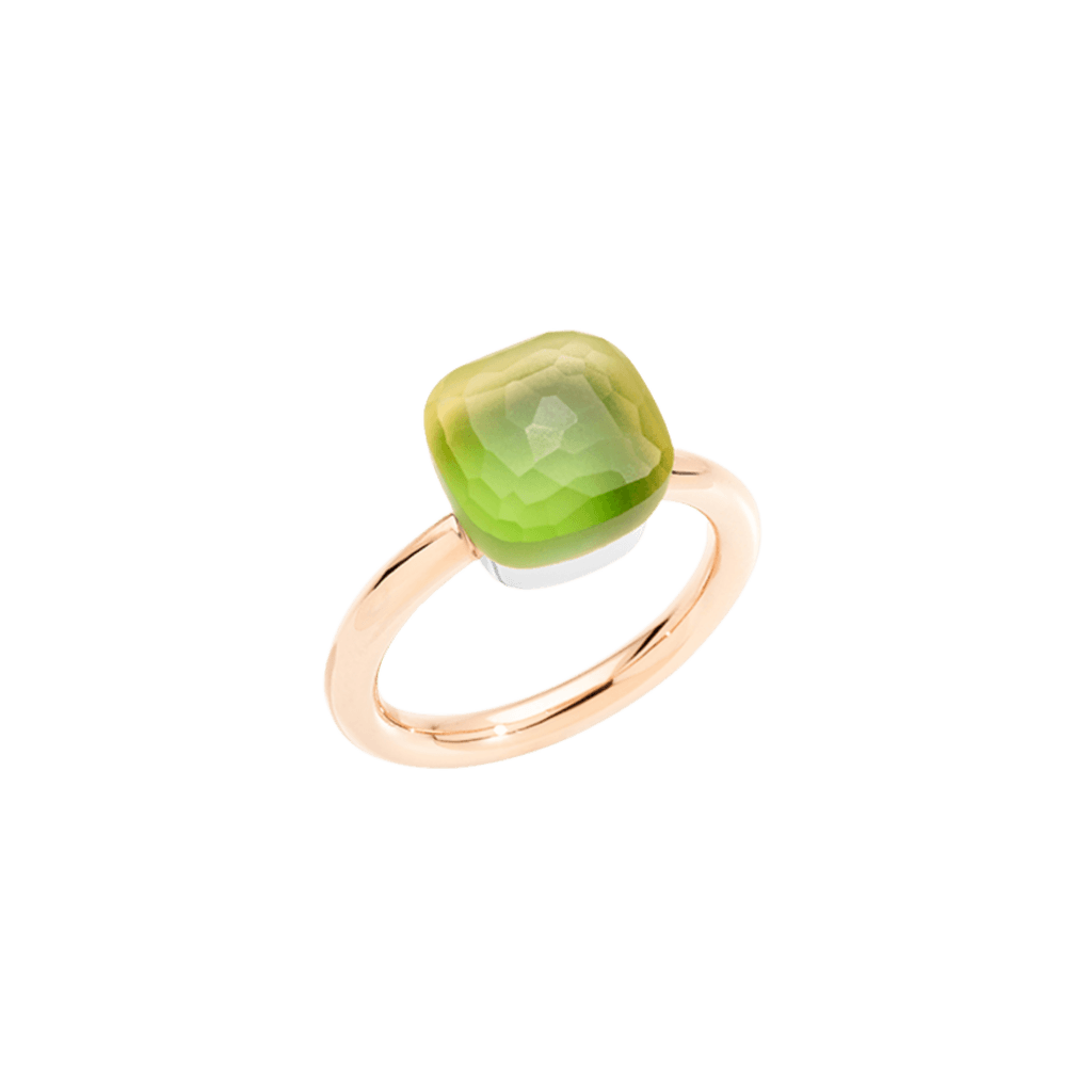 Pomellato Nudo Gele ring roodgoud met chrysopraas - PAA1100 O6000 SQLCP - #1 Pomellato Nudo Gele ring roodgoud met chrysopraas - PAA1100 O6000 SQLCP - #1
