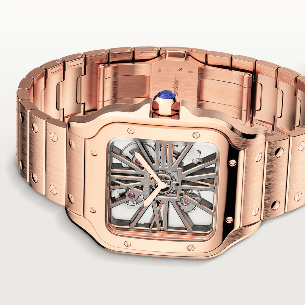 Cartier Santos De Cartier Skeleton - WHSA0016 - #8 Cartier Santos De Cartier Skeleton - WHSA0016 - #8