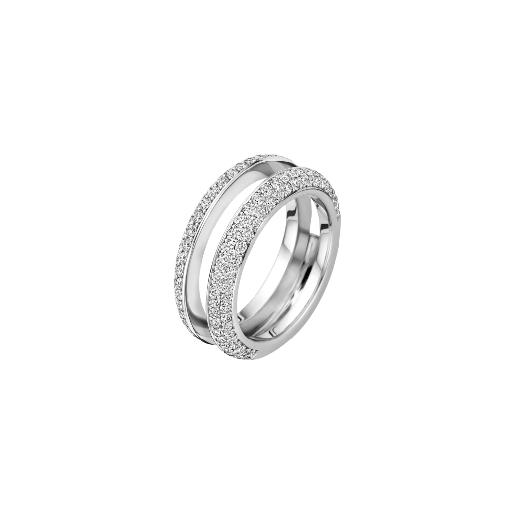 Schaap en Citroen Diamonds ring witgoud met diamant - #1 Schaap en Citroen Diamonds ring witgoud met diamant - #1