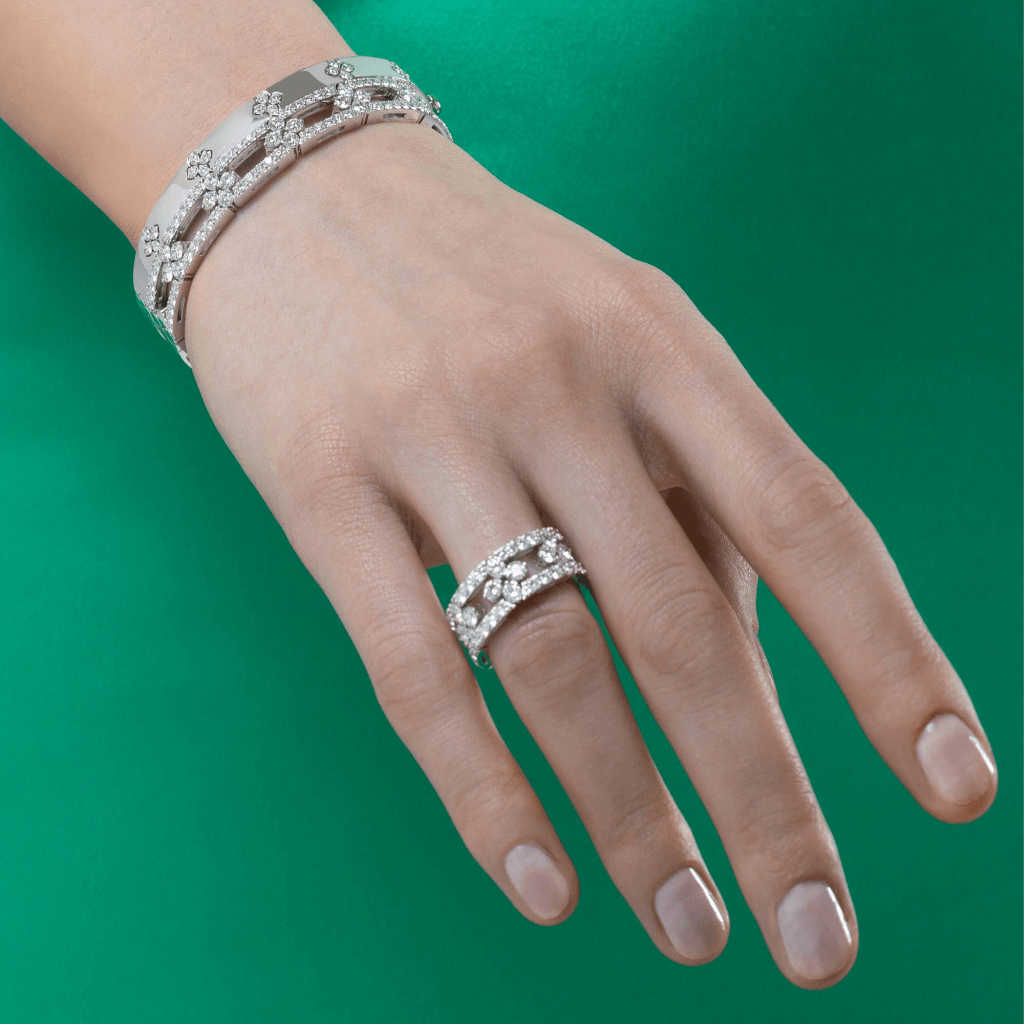 Roberto Coin Love In Verona ring witgoud met diamant - ADR888RI2240 - #3 Roberto Coin Love In Verona ring witgoud met diamant - ADR888RI2240 - #3
