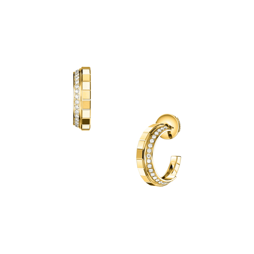 Chopard Ice Cube Mini oorsieraad geelgoud met diamant - 837008-0001 - #1 Chopard Ice Cube Mini oorsieraad geelgoud met diamant - 837008-0001 - #1