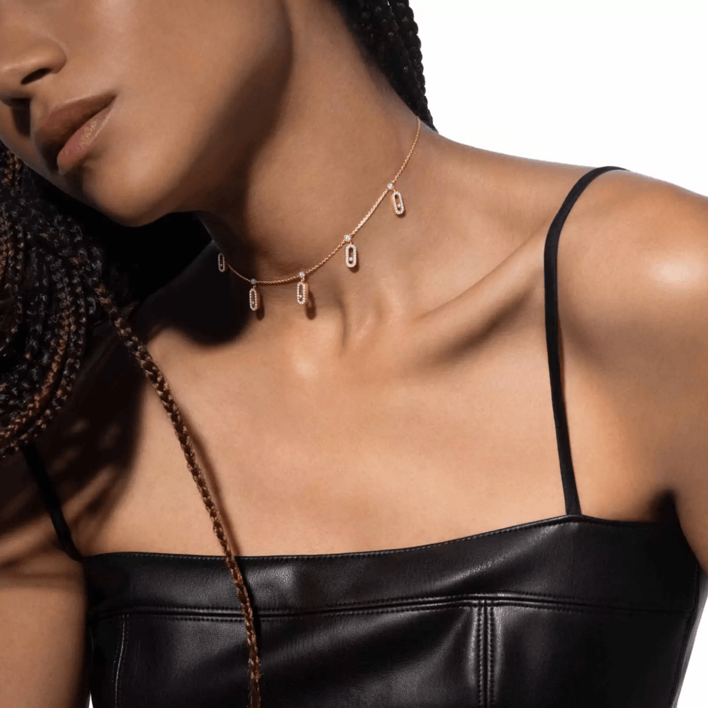 Messika Move Uno collier geelgoud met diamant - 12150-YG - #3 Messika Move Uno collier geelgoud met diamant - 12150-YG - #3