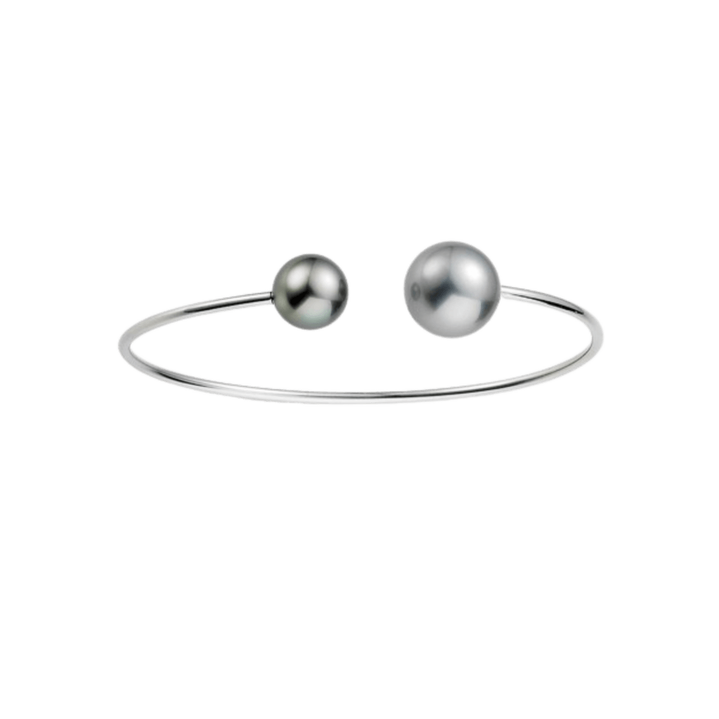 Yana Nesper Open Mind armband witgoud met parel - OM11 - #1 Yana Nesper Open Mind armband witgoud met parel - OM11 - #1