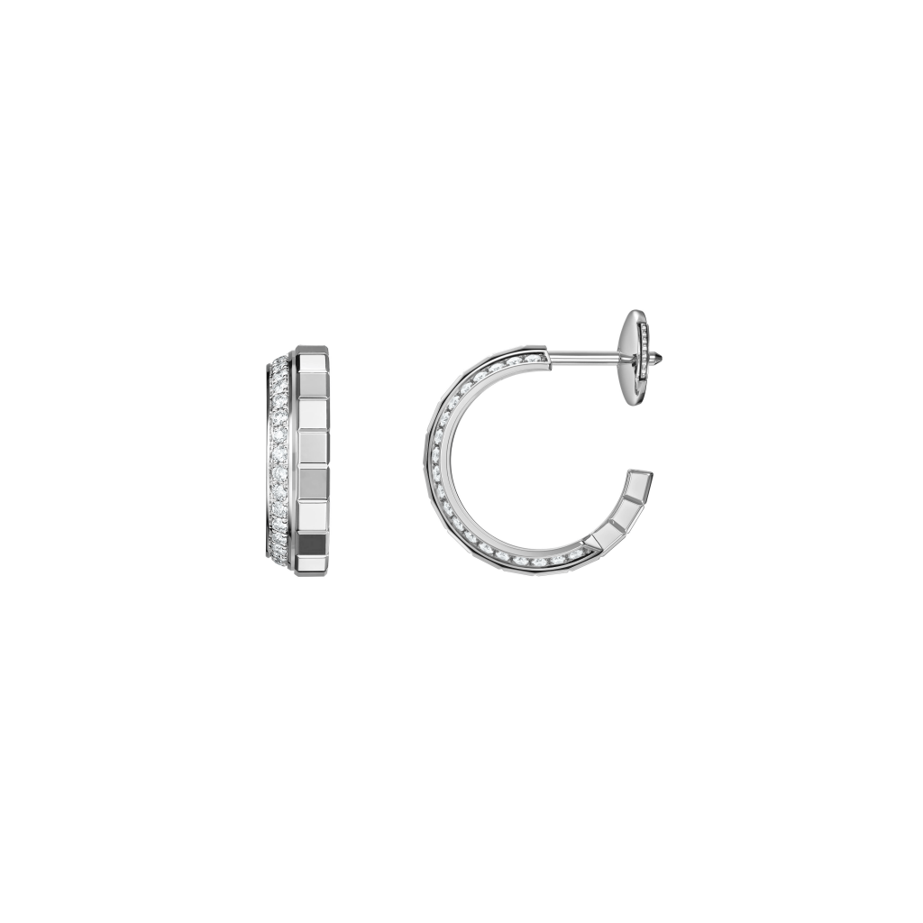 Chopard Ice Cube Mini oorsieraad witgoud met diamant - 837008-1001 - #2 Chopard Ice Cube Mini oorsieraad witgoud met diamant - 837008-1001 - #2