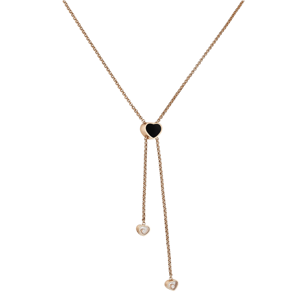 Chopard Happy Diamonds Happy Hearts collier roodgoud met diamant - 81A148-5201 - #4 Chopard Happy Diamonds Happy Hearts collier roodgoud met diamant - 81A148-5201 - #4