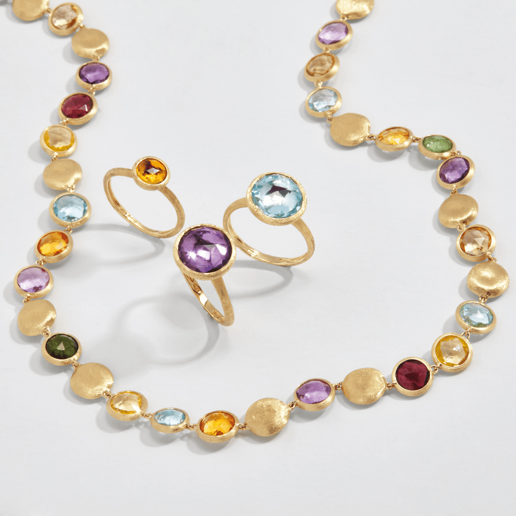 Marco Bicego Jaipur ring geelgoud met amethist - AB586-AT01 - #5 Marco Bicego Jaipur ring geelgoud met amethist - AB586-AT01 - #5