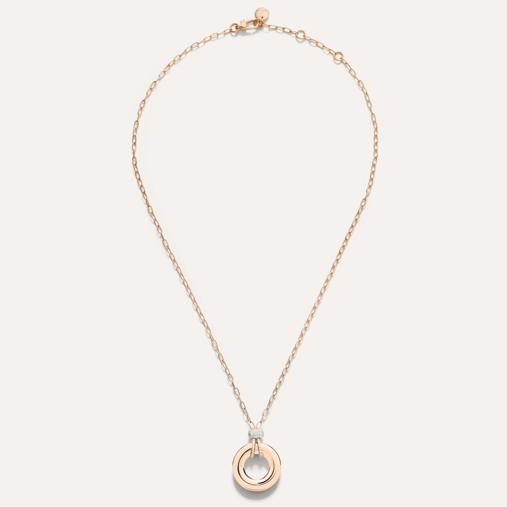 Pomellato Iconica collier roodgoud met diamant - PCC4040 O7WHR DB000 - #2 Pomellato Iconica collier roodgoud met diamant - PCC4040 O7WHR DB000 - #2