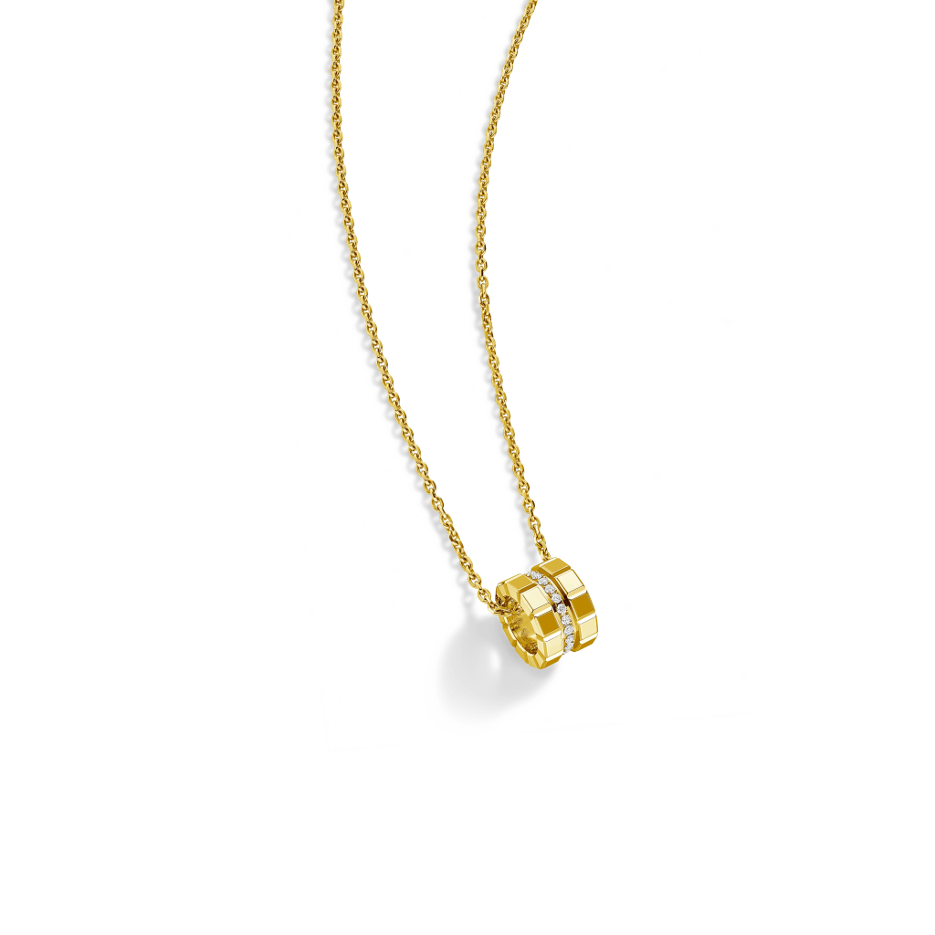 Chopard Ice Cube Mini collier geelgoud met diamant - 797005-0003 - #3 Chopard Ice Cube Mini collier geelgoud met diamant - 797005-0003 - #3
