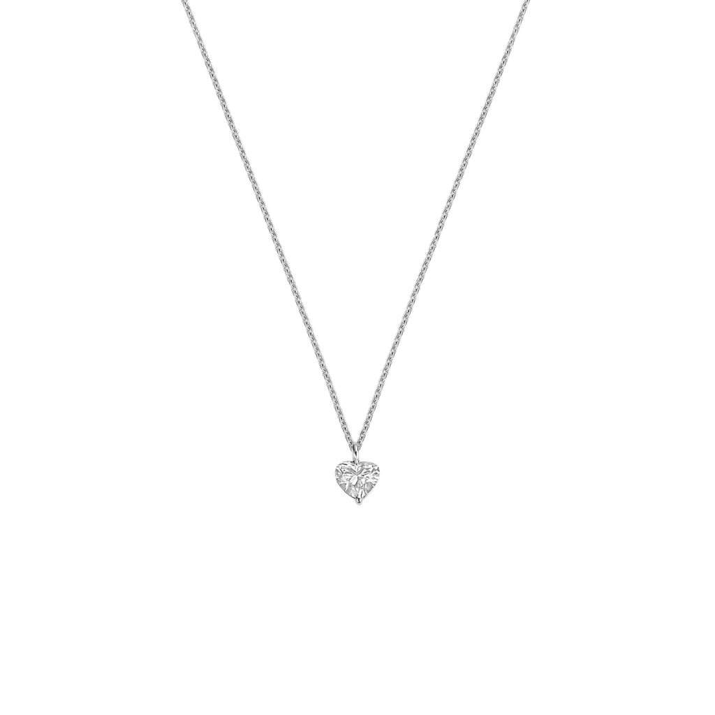 Schaap en Citroen Diamonds collier witgoud met diamant - #1 Schaap en Citroen Diamonds collier witgoud met diamant - #1