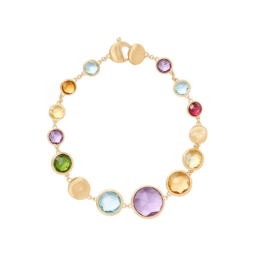 Marco Bicego Jaipur armband geelgoud met diversen kleurstenen - BB2160-MIX01 - #1 Marco Bicego Jaipur armband geelgoud met diversen kleurstenen - BB2160-MIX01 - #1