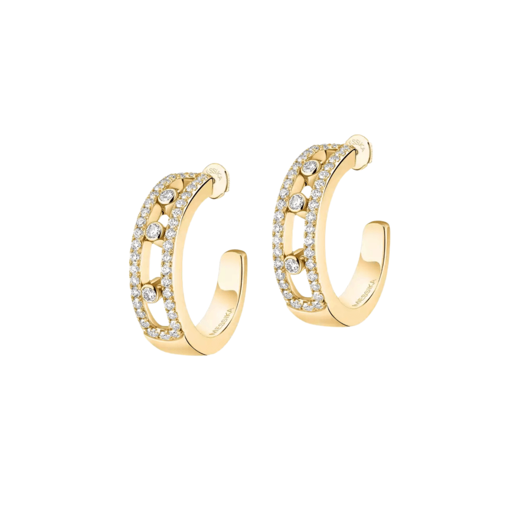 Messika Move Classic oorsieraad geelgoud met diamant - 4993-YG - #1 Messika Move Classic oorsieraad geelgoud met diamant - 4993-YG - #1