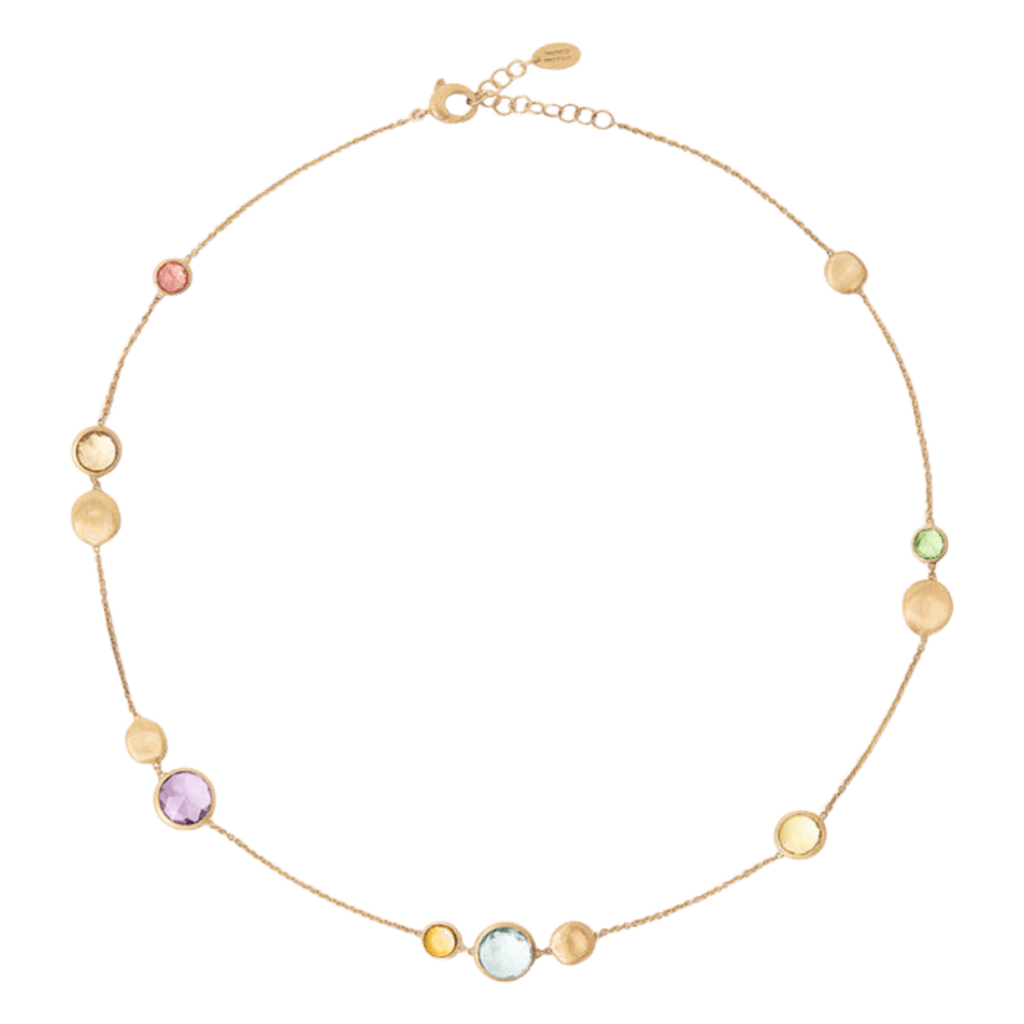 Marco Bicego Jaipur collier geelgoud met diversen kleurstenen - CB1485-MIX01 - #2 Marco Bicego Jaipur collier geelgoud met diversen kleurstenen - CB1485-MIX01 - #2