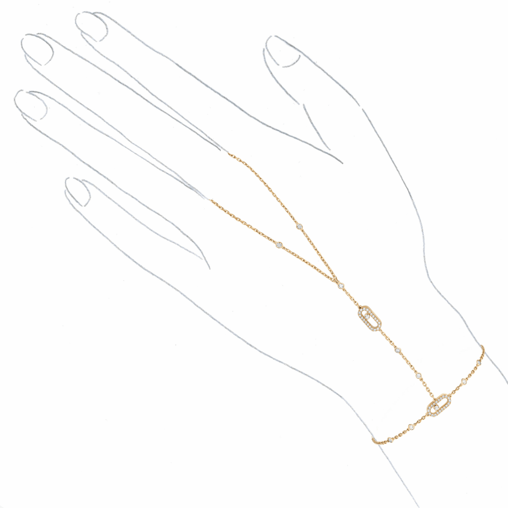 Messika Move Uno armband geelgoud met diamant - 12021-YG - #3 Messika Move Uno armband geelgoud met diamant - 12021-YG - #3