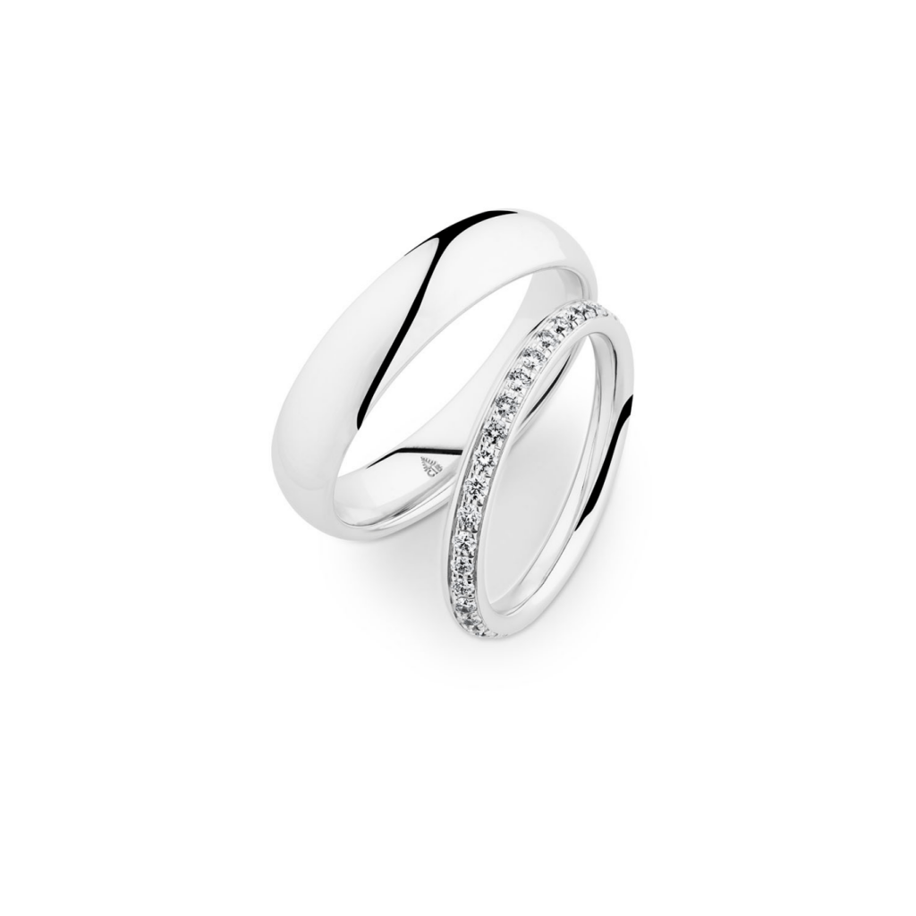 Trouwring Classic Love Collection witgoud - 247064 - #4 Trouwring Classic Love Collection witgoud - 247064 - #4
