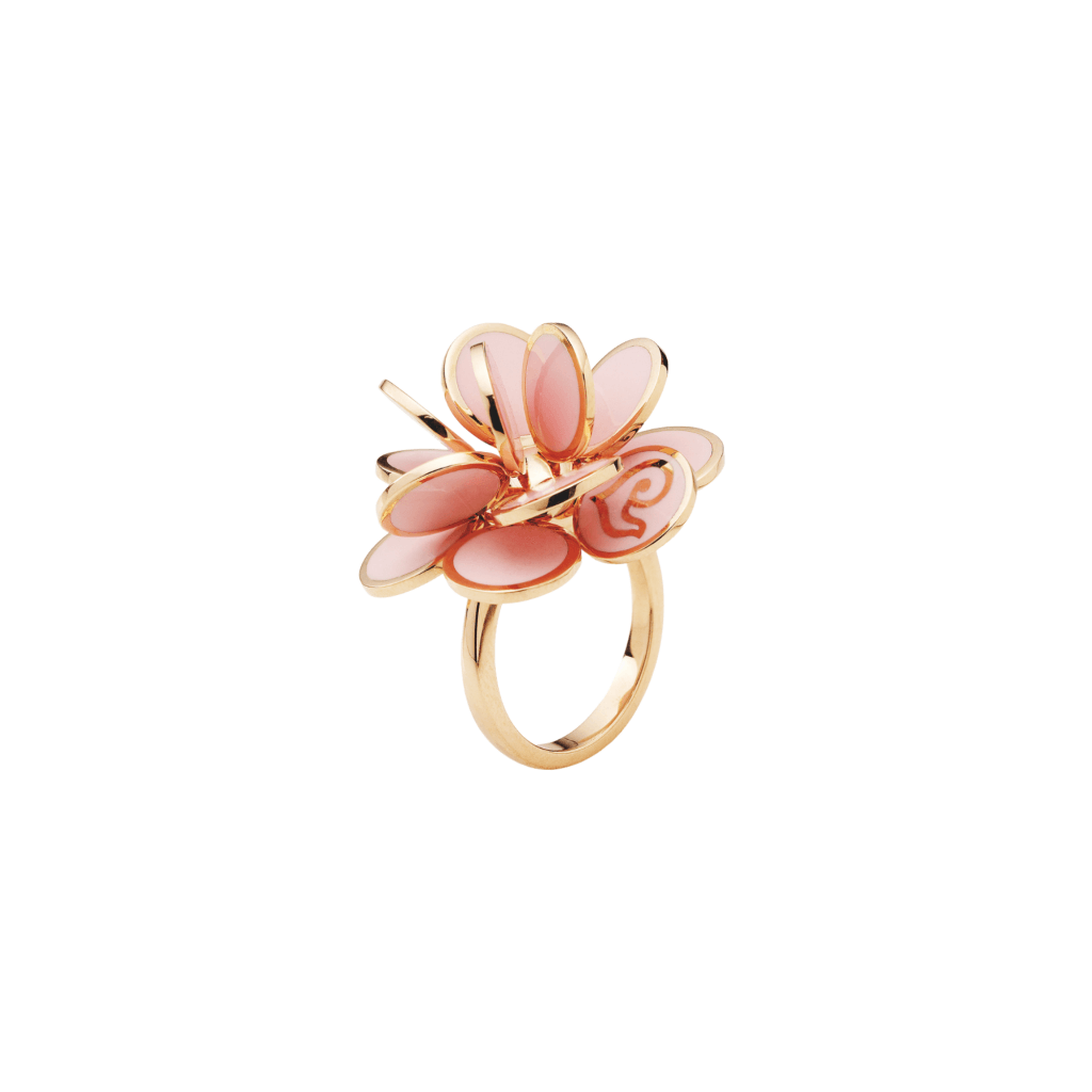 Chantecler Paillettes ring roodgoud met emaille - 33607 - #1 Chantecler Paillettes ring roodgoud met emaille - 33607 - #1