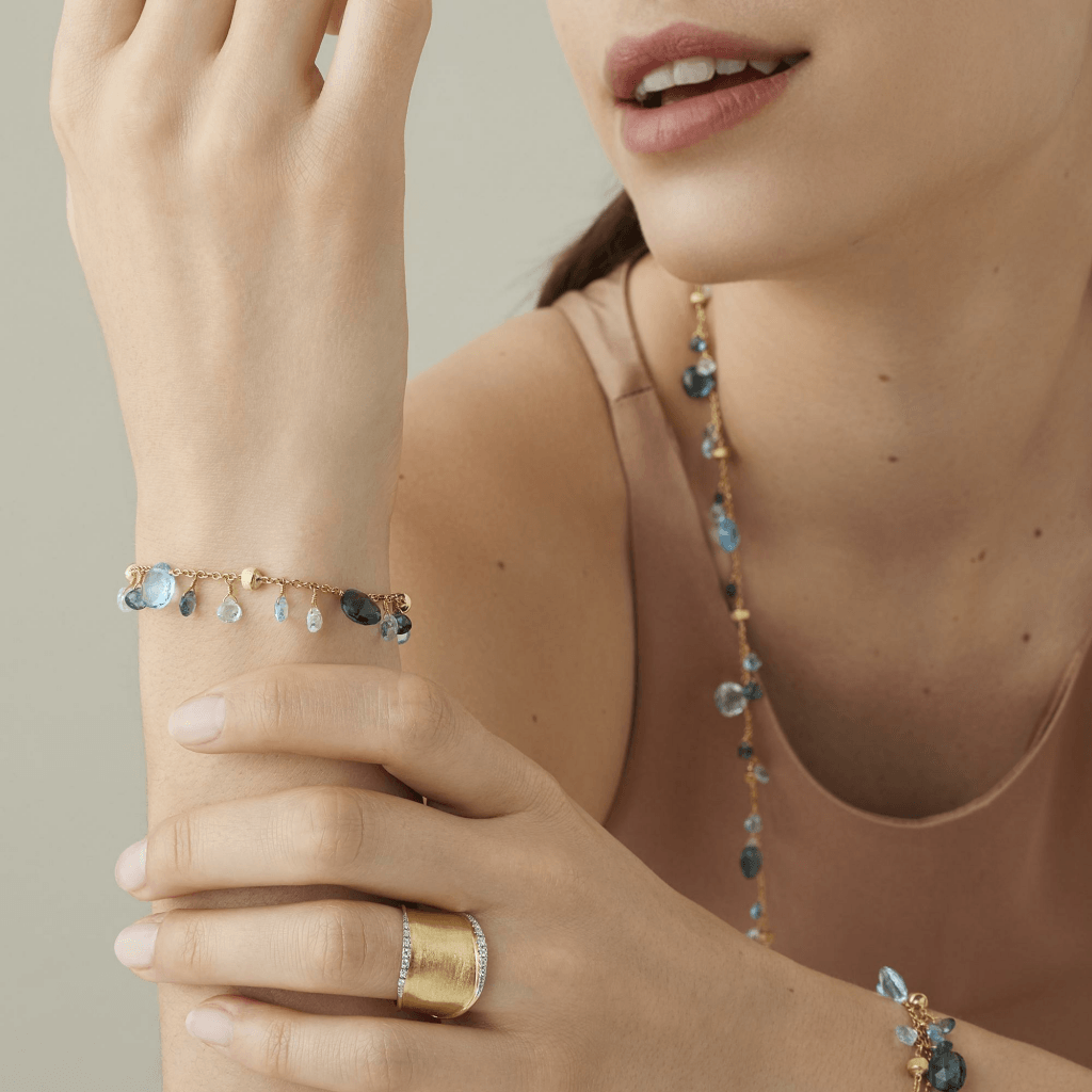 Marco Bicego Paradise armband geelgoud met topaas - BB2584-TP01 - #2 Marco Bicego Paradise armband geelgoud met topaas - BB2584-TP01 - #2
