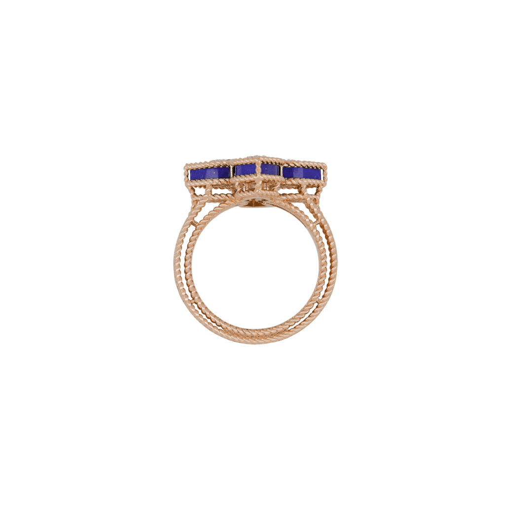 Roberto Coin Princess Flower ring roodgoud met lapis lazuli - ADV888RI1837_04 - #2 Roberto Coin Princess Flower ring roodgoud met lapis lazuli - ADV888RI1837_04 - #2
