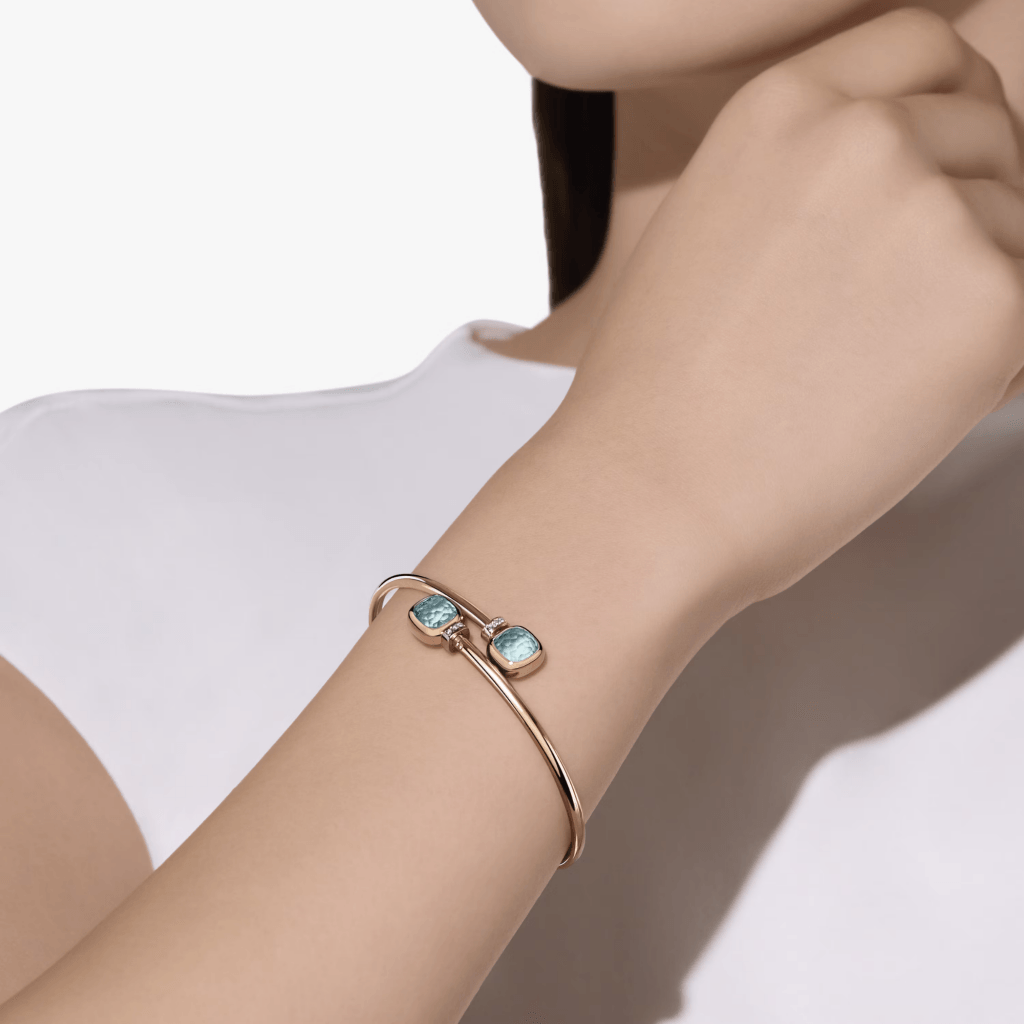 Pomellato Nudo Mini armband roodgoud met diamant - PBC5020 O6WHR DB0YY - #6 Pomellato Nudo Mini armband roodgoud met diamant - PBC5020 O6WHR DB0YY - #6