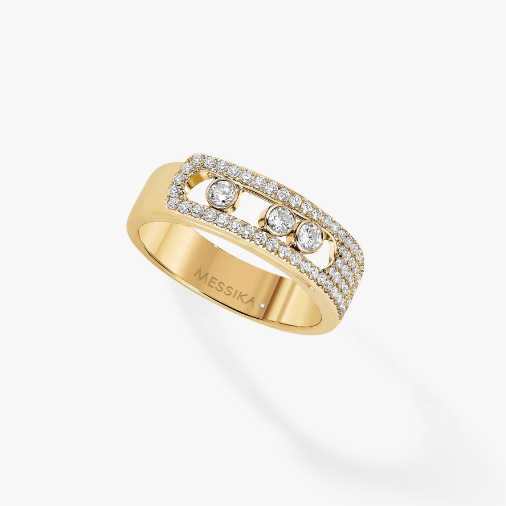 Messika Move Noa ring geelgoud met diamant - 6129-YG - #4 Messika Move Noa ring geelgoud met diamant - 6129-YG - #4