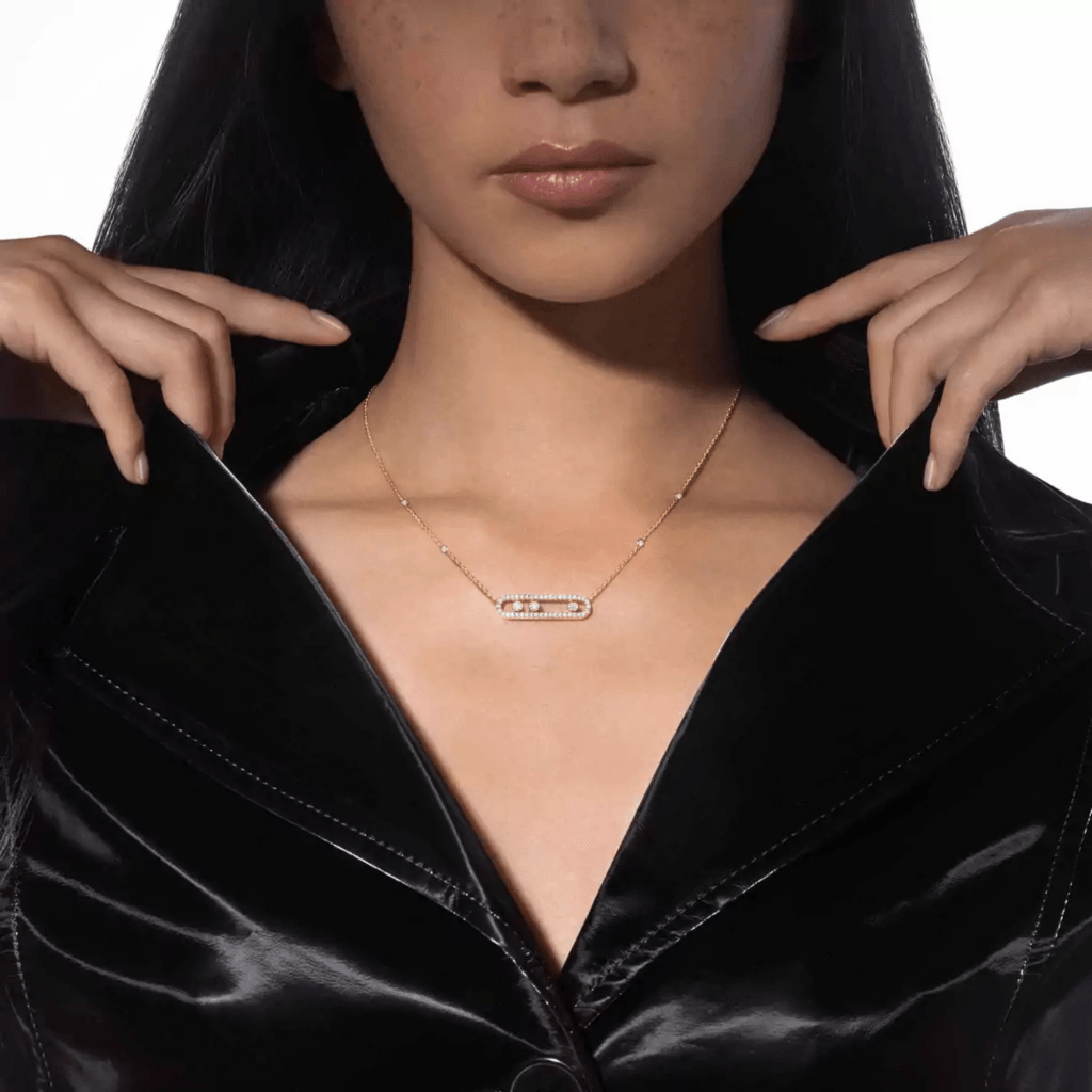 Messika Move Classic collier geelgoud met diamant - 3994-YG - #2 Messika Move Classic collier geelgoud met diamant - 3994-YG - #2
