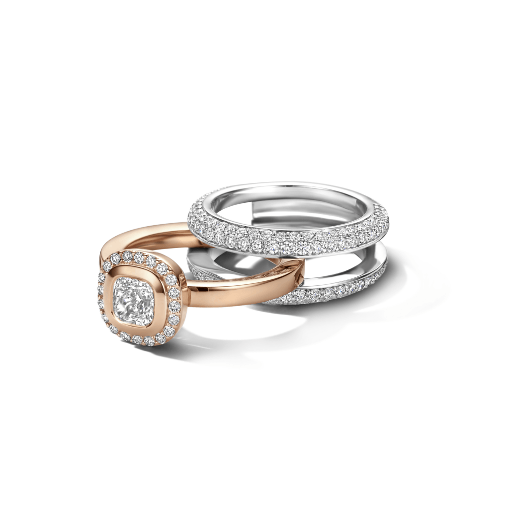 Schaap en Citroen Diamonds ring witgoud met diamant - #10 Schaap en Citroen Diamonds ring witgoud met diamant - #10