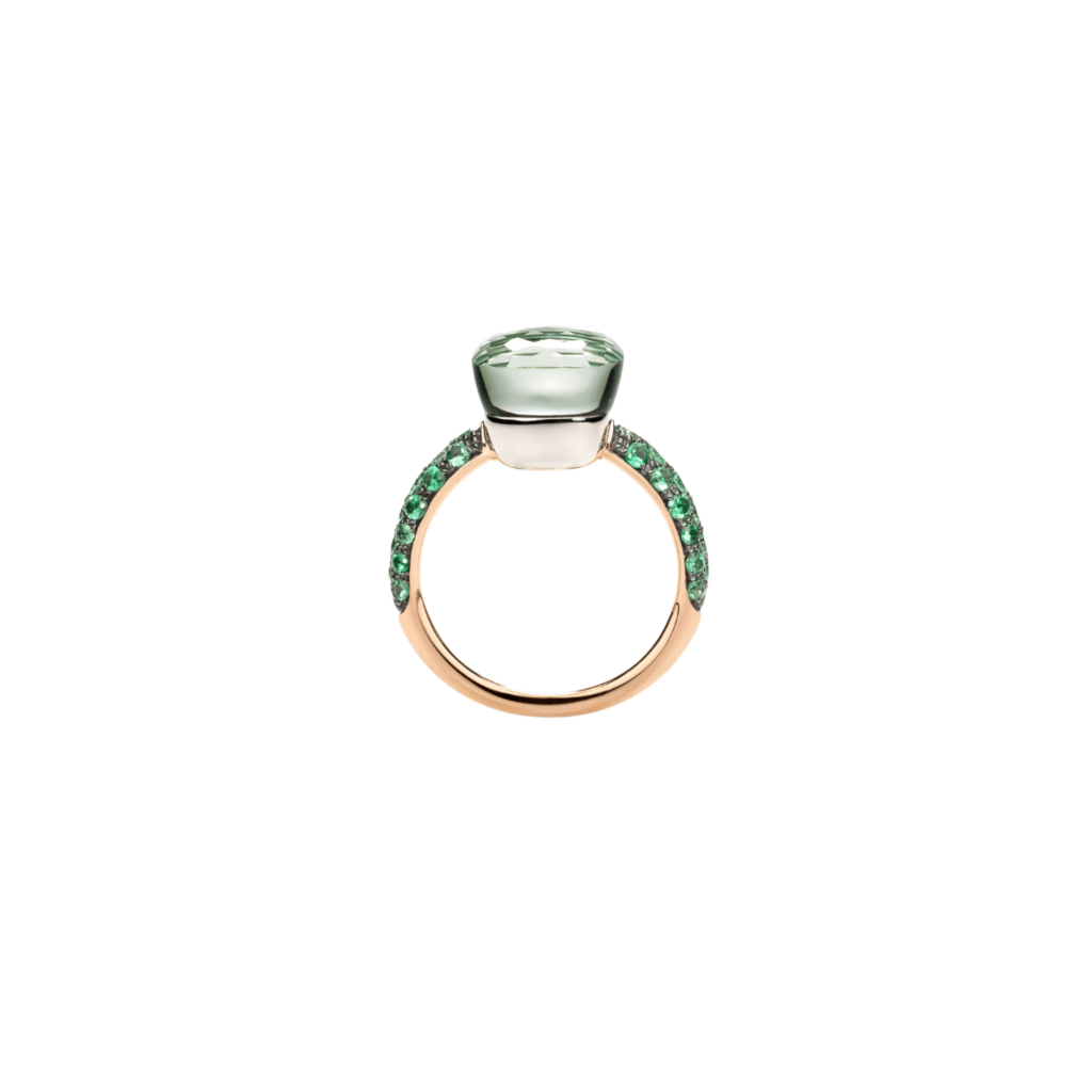 Pomellato Nudo ring roodgoud met malachiet - PAB9040 O6BKR TZMPA - #3 Pomellato Nudo ring roodgoud met malachiet - PAB9040 O6BKR TZMPA - #3
