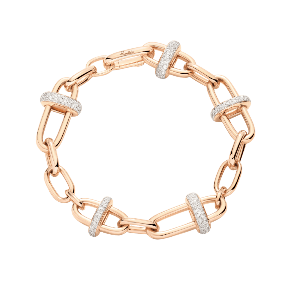 Pomellato Iconica armband roodgoud met diamant - PBC4060 O7WHR DB000 - #1 Pomellato Iconica armband roodgoud met diamant - PBC4060 O7WHR DB000 - #1