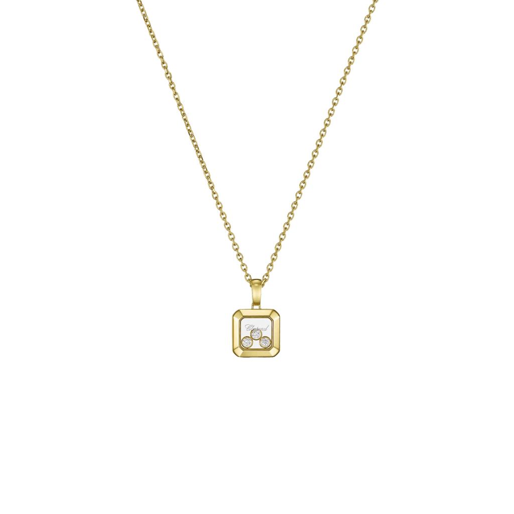 Chopard Happy Diamonds Icons Square collier geelgoud met diamant - 79A115-0001 - #1 Chopard Happy Diamonds Icons Square collier geelgoud met diamant - 79A115-0001 - #1