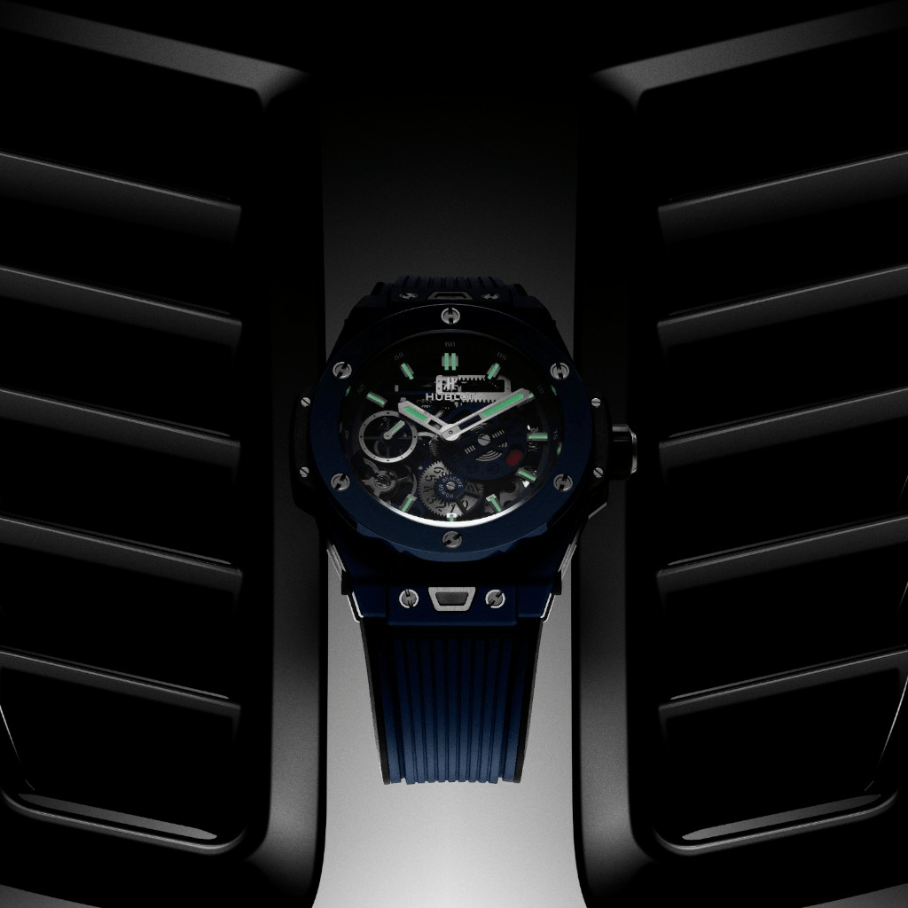 Hublot Big Bang Meca 10 Ceramic Blue 10-Day Power Reserve 45mm - 414.EX.5123.RX - #4 Hublot Big Bang Meca 10 Ceramic Blue 10-Day Power Reserve 45mm - 414.EX.5123.RX - #4
