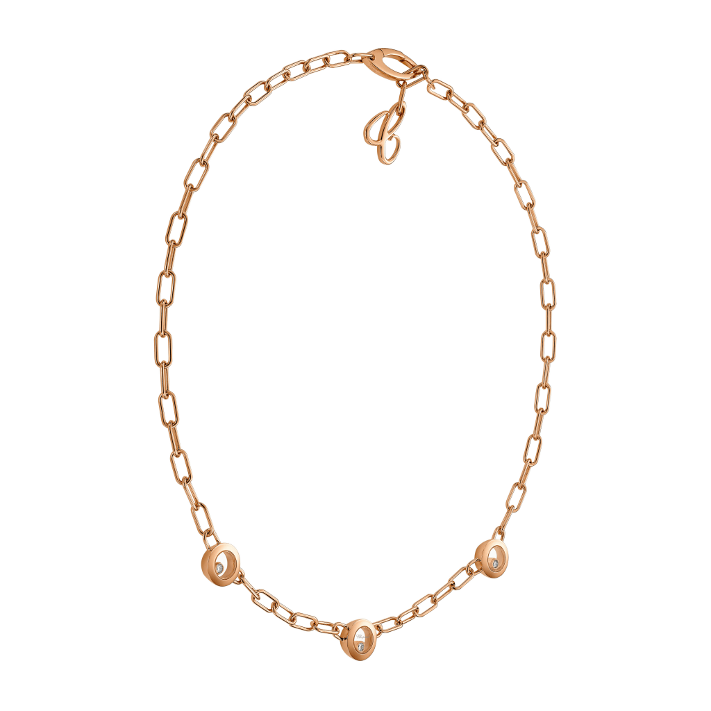 Chopard Happy Diamonds Happy Hearts collier roodgoud met diamant - 81A117-5101 - #2 Chopard Happy Diamonds Happy Hearts collier roodgoud met diamant - 81A117-5101 - #2