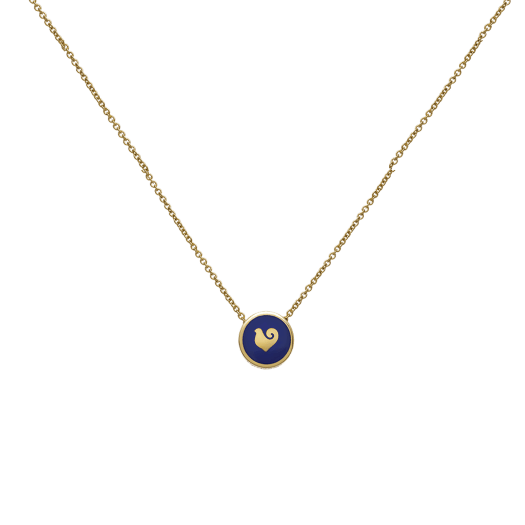 Chantecler Paillettes collier roodgoud met saffier - 42315 - #2 Chantecler Paillettes collier roodgoud met saffier - 42315 - #2