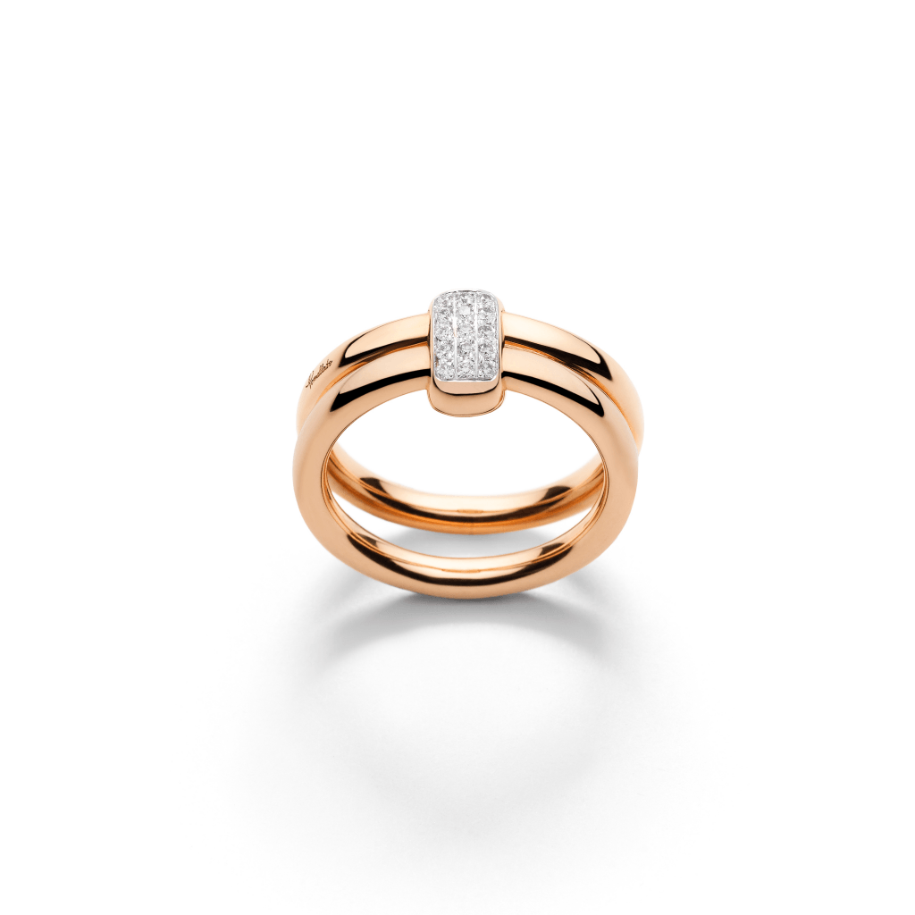 Pomellato Pomellato Together ring roodgoud met diamant - PAC4012 O7WHR DB000 - #3 Pomellato Pomellato Together ring roodgoud met diamant - PAC4012 O7WHR DB000 - #3