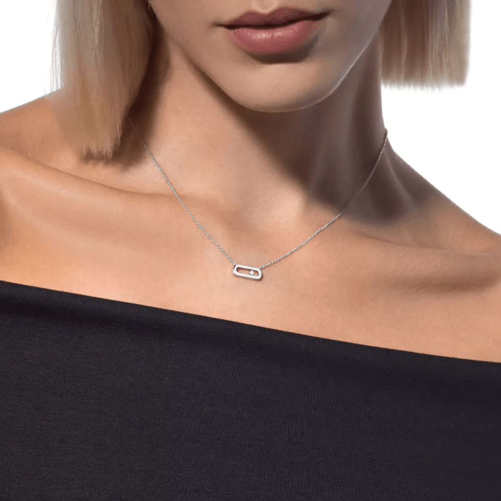 Messika Move Uno collier witgoud met diamant - 14613-WG - #3 Messika Move Uno collier witgoud met diamant - 14613-WG - #3