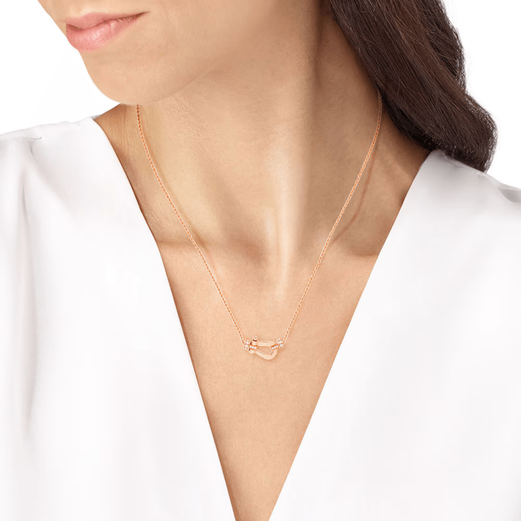 Fred Force 10 collier roodgoud met diamant - 7B0237-000 - #4 Fred Force 10 collier roodgoud met diamant - 7B0237-000 - #4