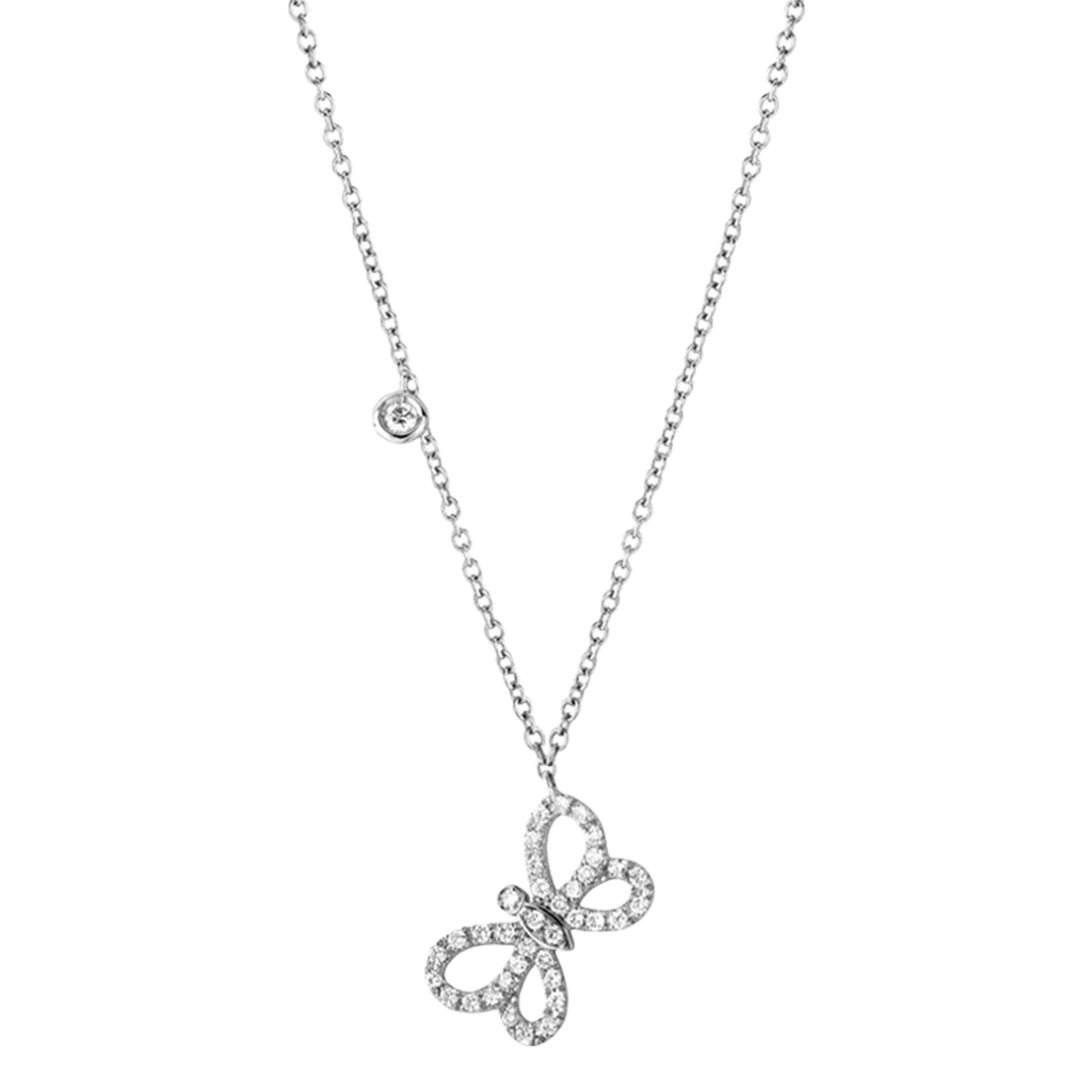Schaap en Citroen Diamonds collier witgoud met diamant - #2 Schaap en Citroen Diamonds collier witgoud met diamant - #2