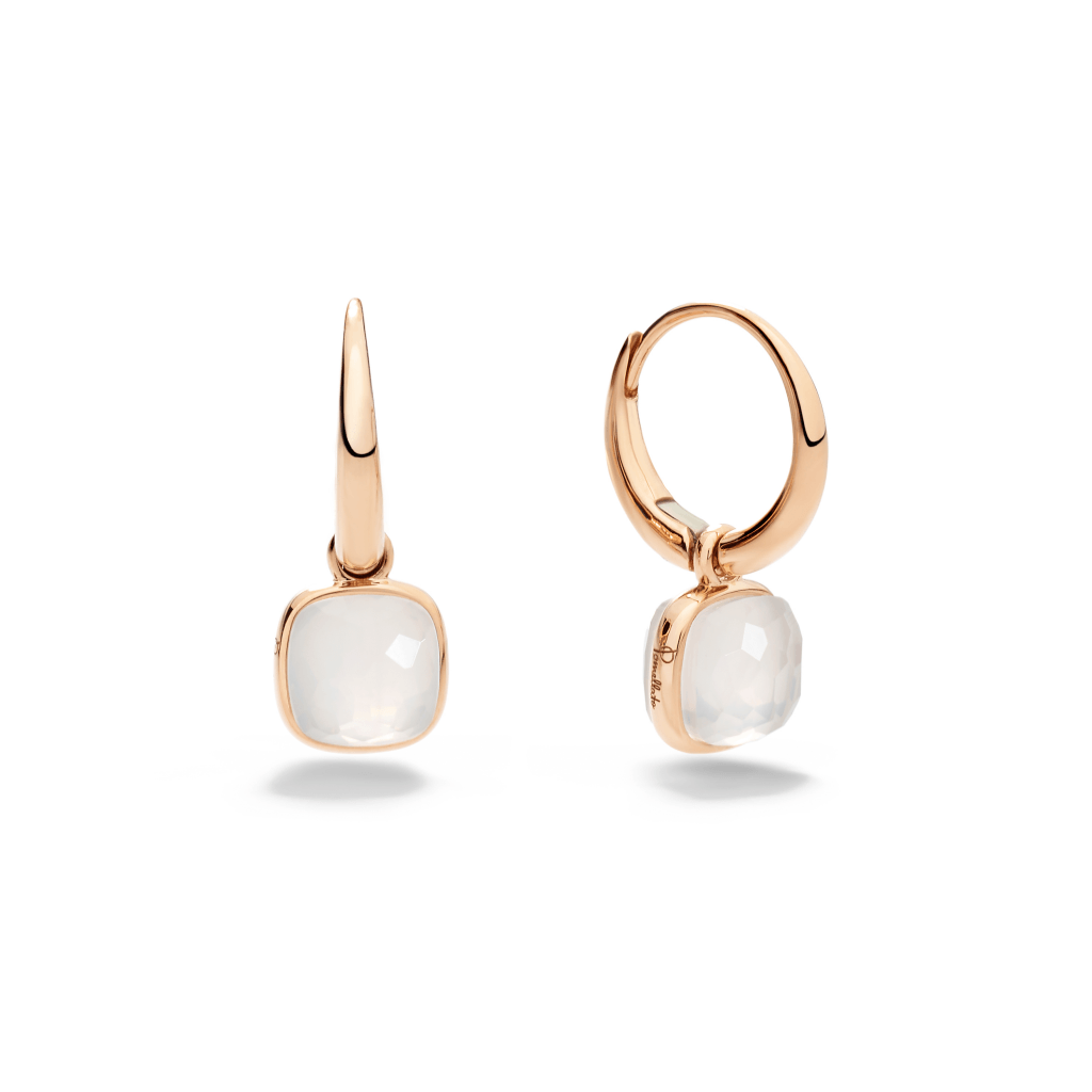 Pomellato Nudo oorsieraad roodgoud met kwarts - POC5020 O7000 00QLT - #2 Pomellato Nudo oorsieraad roodgoud met kwarts - POC5020 O7000 00QLT - #2